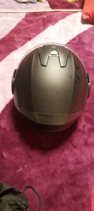 Casco de moto negro XL