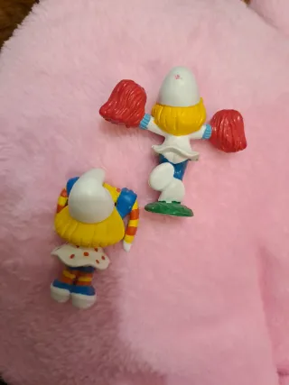 Set 2 Pirufas Puffetta Smurfette Schleich Pitufos