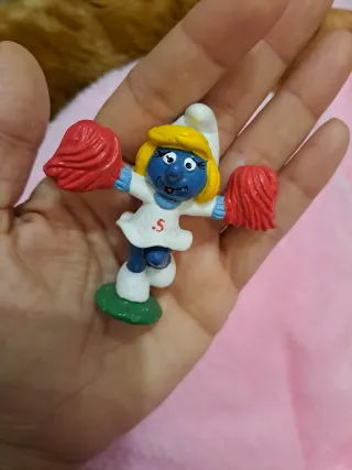 Set 2 Pirufas Puffetta Smurfette Schleich Pitufos