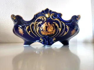 ANTIGUO CENTRO DE MESA PORCELANA LIMOGES