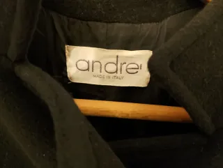 Cappotto donna lana e cashmere nero