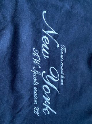 sudadera azul marino "new york"