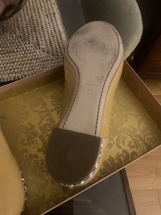 Stivali derby Miu Miu in charol