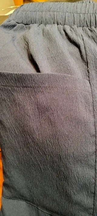 Pantalón ancho azul marino talla 2XL