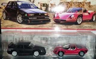 Hot Wheels Alfa Romeo 155 V6 y 33 Stradale