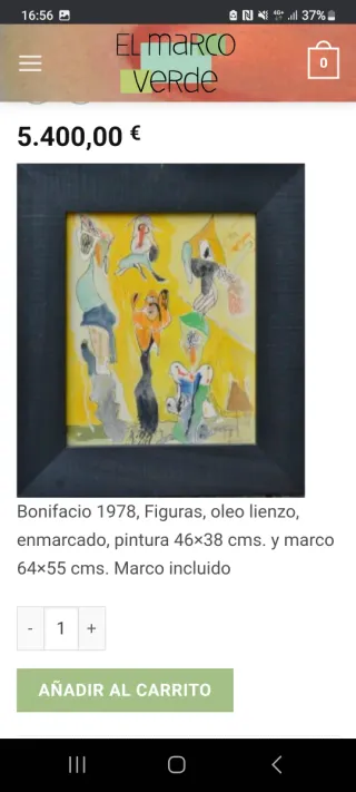 Cuadro de Bonifacio Alfonso Pérez