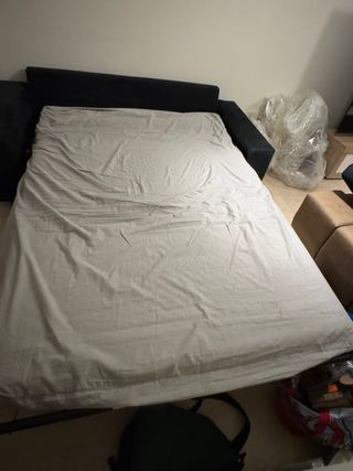 Sofá Cama Tela azul marino