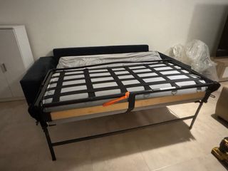 Sofá Cama Tela azul marino