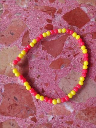 Pulseras de abalorios multicolor