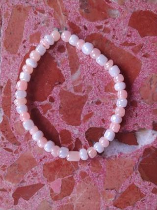 Pulseras de abalorios multicolor