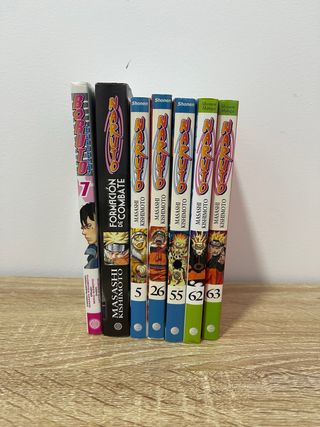 libros naruto y boruto