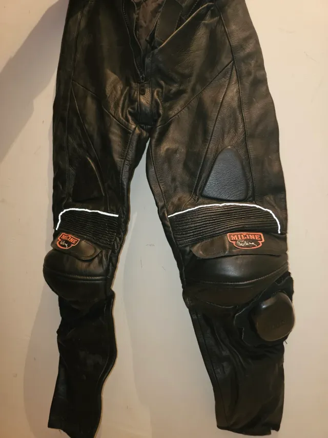 Pantalón de moto de cuero MILINE