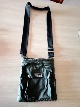 Tracolla Belstaff verde oliva