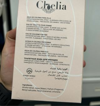 Perfume Clelia Eau de Toilette 100 ml