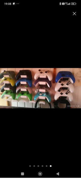 Mando Xbox OPI-1 Naranja y Azul