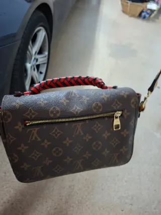 Bolso bandolera Louis Vuitton Marrón/Rosa