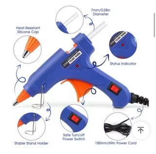 Pistola Silicona Mini 20W + 30 Barritas