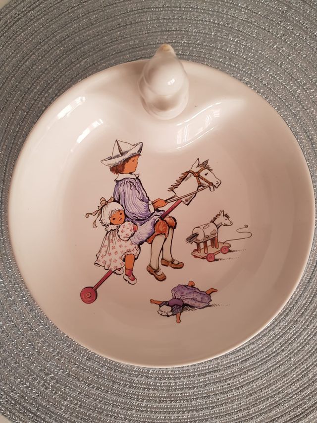 Plato porcelana antiguo francés Revol.