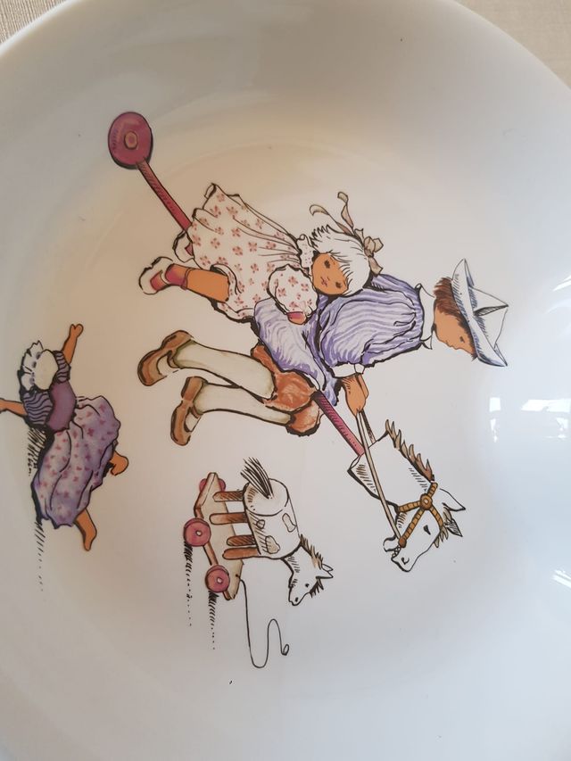 Plato porcelana antiguo francés Revol.