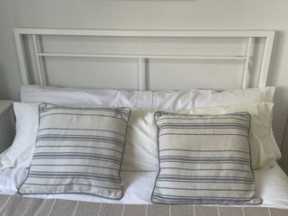 Cabecero cama 135 cm hierro lacado