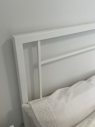 Cabecero cama 135 cm hierro lacado