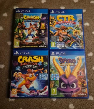 Lotto PS4: Crash Bandicoot & Spyro (IT)