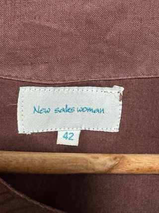 Traje 2 piezas lentejuelas marrón