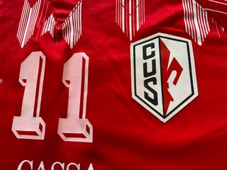 Maglia vintage Champion CUS Firenze rossa