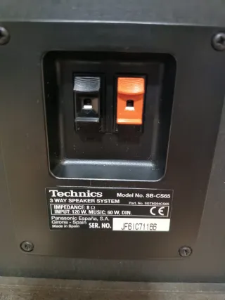 Technics SB-CS65 Altavoces Nuevos