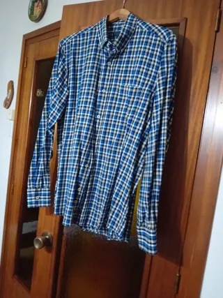 Camisa cuadros caballero talla L