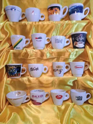 Tazzine caffè pubblicitarie - Set 16 pezzi