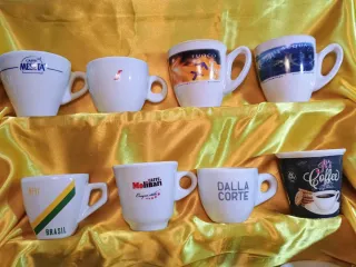 Tazzine caffè pubblicitarie - Set 16 pezzi