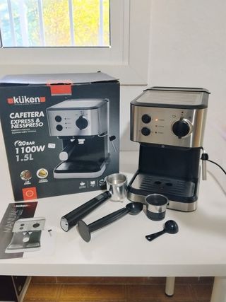 Cafetera Express 20 Bares Küken 1,5L