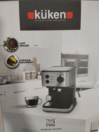 Cafetera Express 20 Bares Küken 1,5L