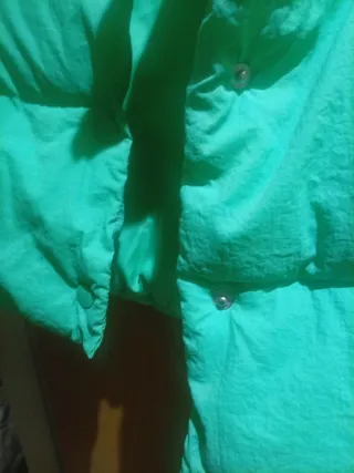 Chaleco impermeable niña verde. Niña 9 años.