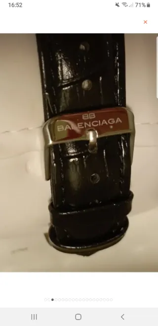 Reloj Balenciaga Negro y Plateado