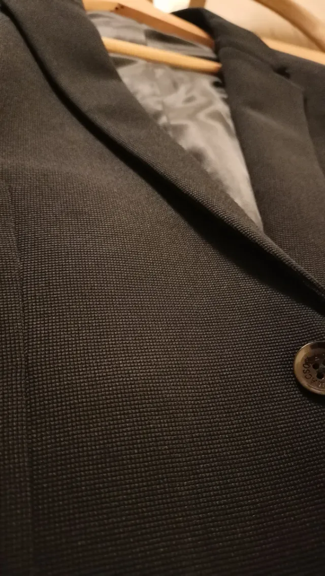 Americana traje línea confort azul