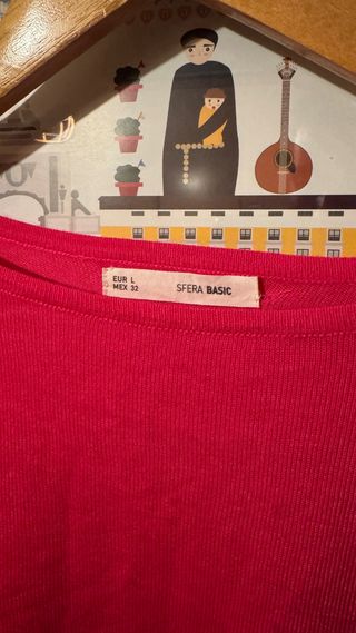 Jersey fino fucsia URBAN BASIC talla L