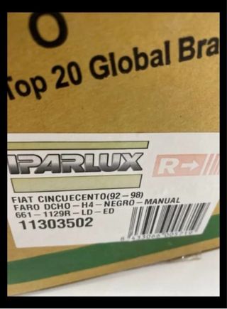 Faro Derecho Fiat Cinquecento 92-98 Iparlux
