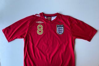 Maglia rossa Umbro Inghilterra Mondiali 2006