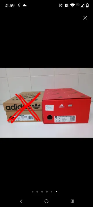 Scatole Adidas Edizione Limitata e Speciale a 2€