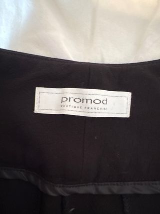 Pantalón corto negro de vestir