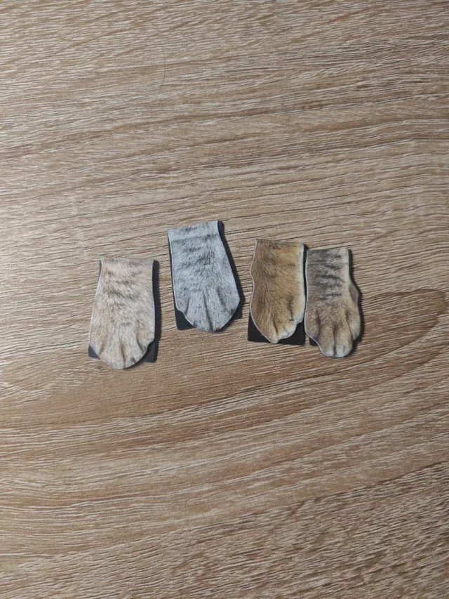 Clips Gatunos Patitas Papel