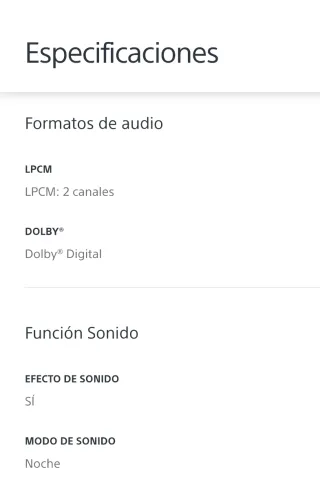 Barra de Sonido