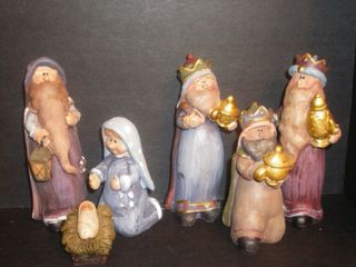 Belen Figuras Nacimiento+Reyes Magos d colección