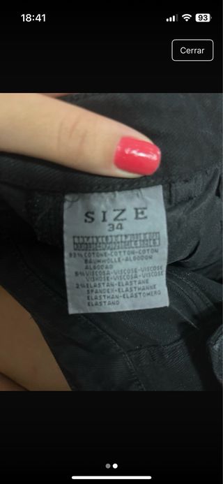 Pantalones negros de tiro alto