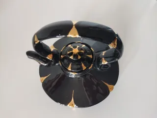 TETERA VINTAGE PORCELANA MANISES