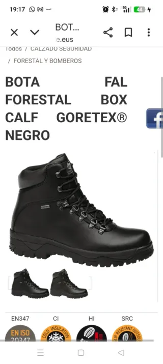 Botas FAL Forestal EN-347-1