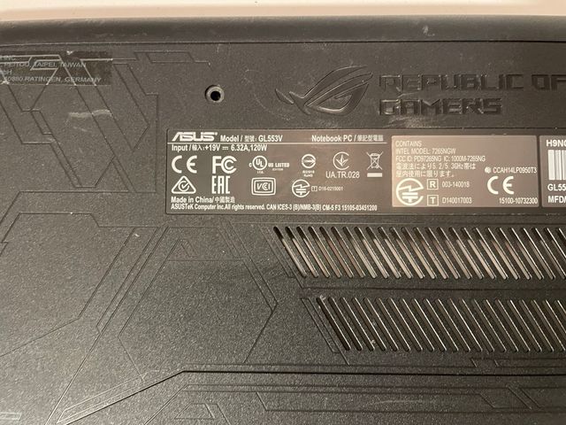 Copertura inferiore portatile Asus GL553VD