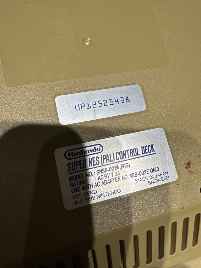 Super Nintendo Consola + Juego